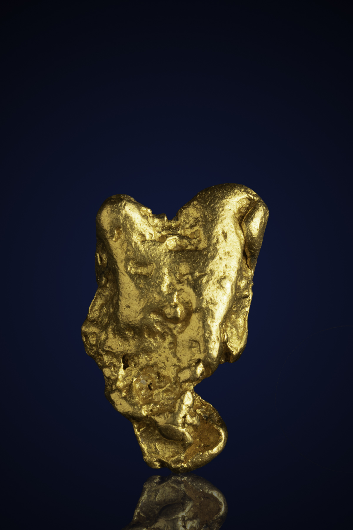 (image for) Buttery, Large Natural Gold Nugget - Golden Triangle, Australia - 47.9 Grams